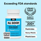 NovaFerrum All Good | Iron Capsule Supplements for Adults | Anemia | 50mg of Iron | 60 Servings | Sugar Free | Vegan | Gluten Free (Pack of 2)