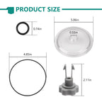 Sand Filter Pump Replacement Parts, SF15110 Pool Leaf Trap Cover Lid, Valve&O-Ring, Fits Intex 12 Inch Sand Filter Pumps, Replacement for Intex SF15110, 11823, SF80110-2, SF80110-1, ECO15110-2 Models