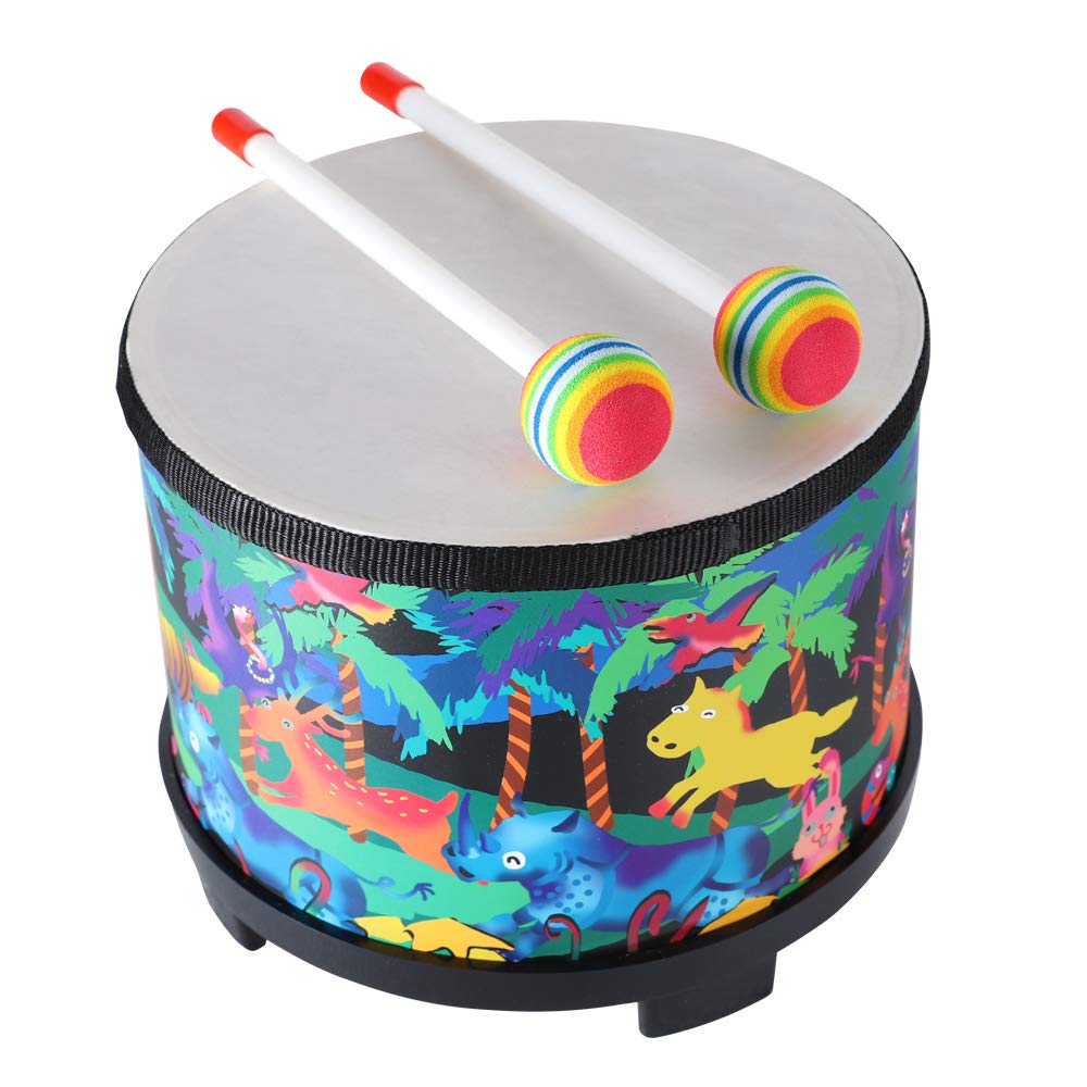 Ubblove Floor Tom Drum for Kids 8 inch Percussion Instrument