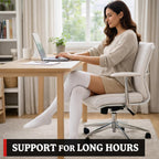 Aoliks Compression Socks for Women & Men, White Thigh High Support Socks for Nurses Fyling Pregnancy