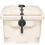 Blazer Brand Strong Strap Lid Lock for 32–96 Gallon Garbage Cans (1 Starter Kit) Long Lasting, No Tools Required, Stretch to Latch, Mitigate Pests, Wind, Overflow, and Spillage