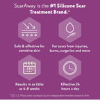 ScarAway Complete Scar Treatment Kit, Clinically Supported Treatment (Pack of 2) Tan Medical-Grade Silicone Scar Sheets (1.5" x 3") and Silicone Gel (0.35 Oz), Water-Resistant & Self-Adhesive