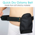 Waterproof Ostomy Bag Cover Belt Adjustable Washable Colostomy Bag Covers Protector Reusable Stoma Urostomy Ileostomy Pouch Supplies Leak-proof Odour Masking Noise Reduction for Patients Women Men