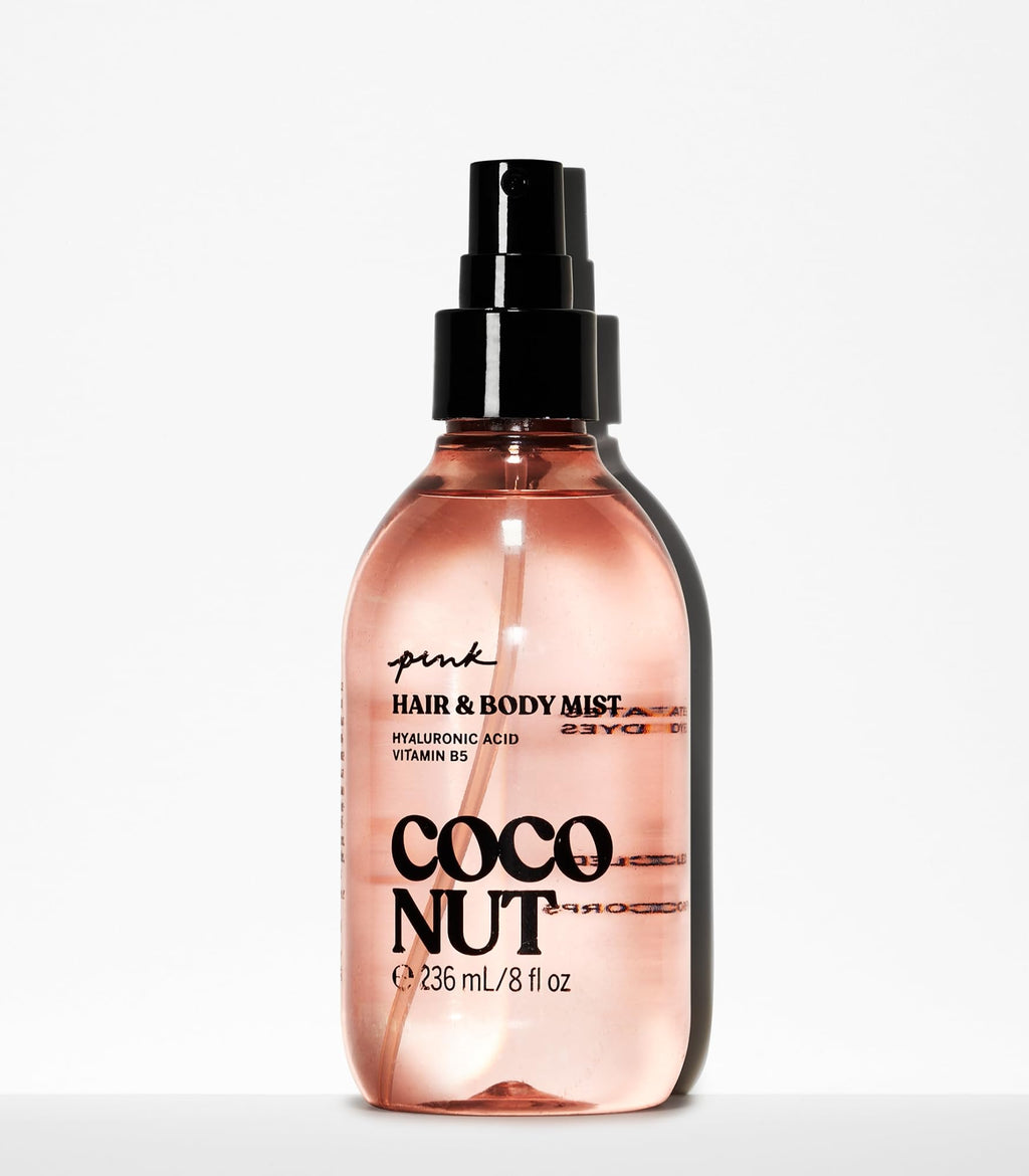 Victoria's Secret PINK Coconut Hair & Body Mist, Perfume Spray for Women (8 oz)