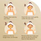 Under Eye Patches (30 Pairs), 24K Gold Under Eye Mask for Puffy Eyes, Dark Circles,Bags and Wrinkles with Collagen,Relieves Pressure and Reduces Wrinkles,Revitalises and Refreshes Your Skin