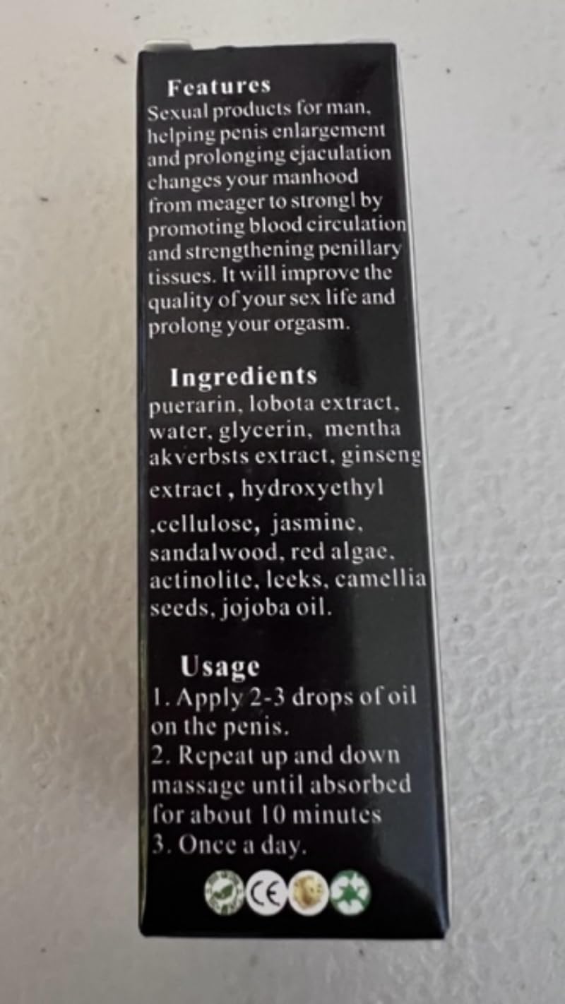BLSEX Men's Enlargement Oil, Enlarge Massage for Male 10ml (F360-BIG Oil) (4)