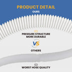 9-100-3102 Hose Replacement for Polaris 360 Pool Cleaner,Heavy Duty 6-Ft Cuffless Feed Hose for 360 Pressure-Side Pool Cleaner,1-1/2" Diameter