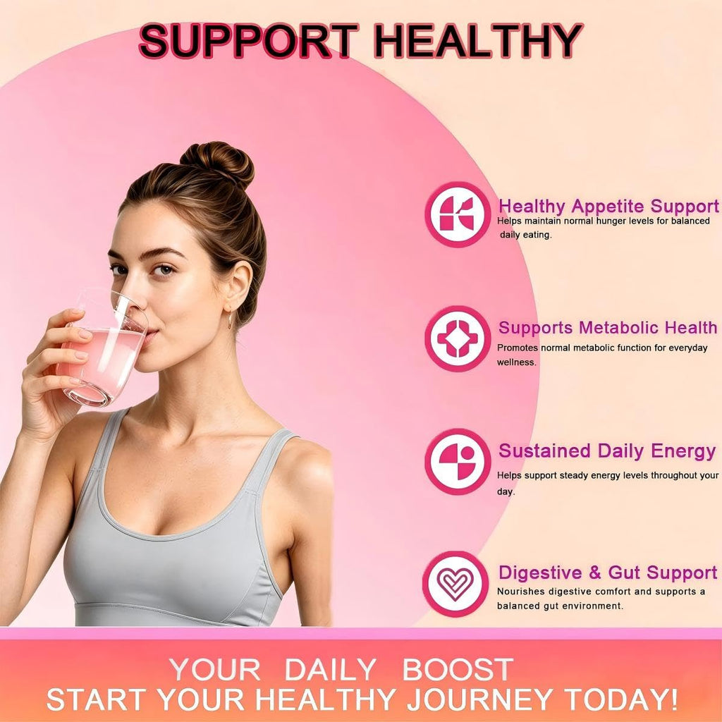 INFNTVITA Cutting Drink Mix – Energy & Metabolism Support | Berberine, Yerba Mate & Prebiotic Fiber | Gut Health & Daily Wellness | Sugar-Free, Vegan | 30 On-The-Go Stick Packs