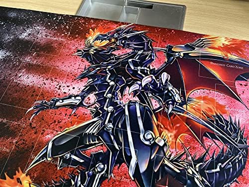 New Playmat Red-Eyes Darkness Dragon Mouse Pad TCG CCG OCG Trading Card Game Mat + Free Bag (ZD014-198)