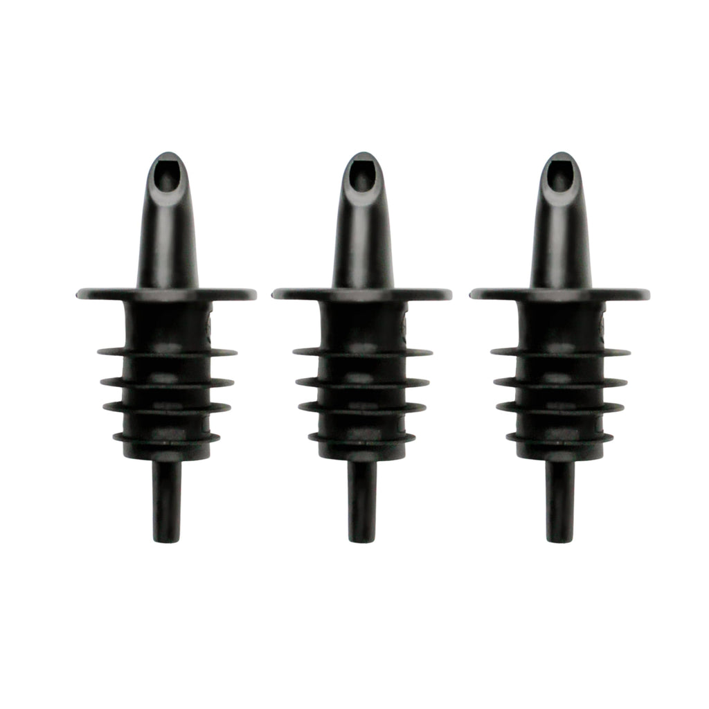 Hawaiian Shaved Ice Syrup Precise Control Bottle Pourers, Professional Pour Spouts for Snow Cone & Drink Flavors (3-Pack)