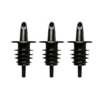 Hawaiian Shaved Ice Syrup Precise Control Bottle Pourers, Professional Pour Spouts for Snow Cone & Drink Flavors (3-Pack)