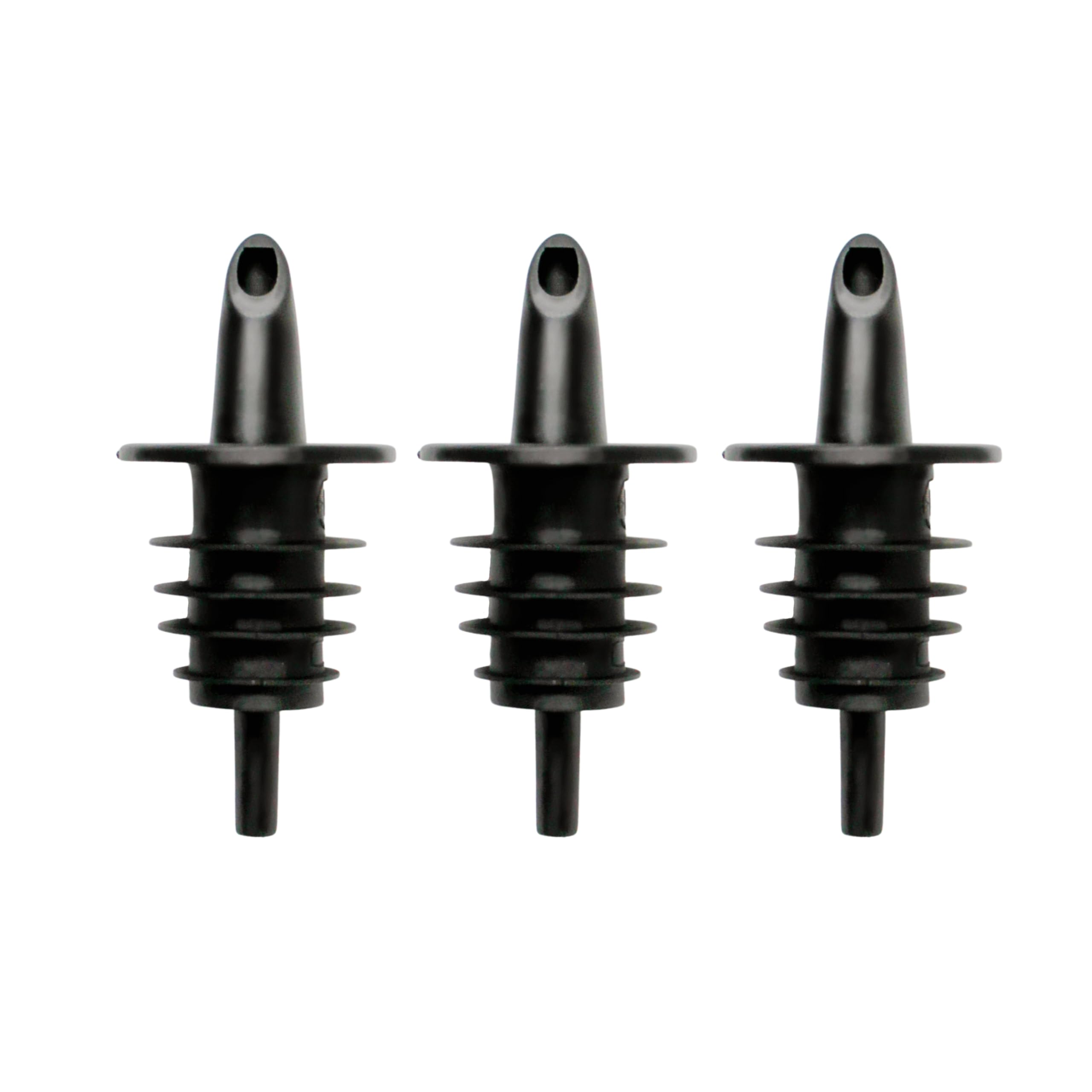 Hawaiian Shaved Ice Syrup Precise Control Bottle Pourers, Professional Pour Spouts for Snow Cone & Drink Flavors (3-Pack)