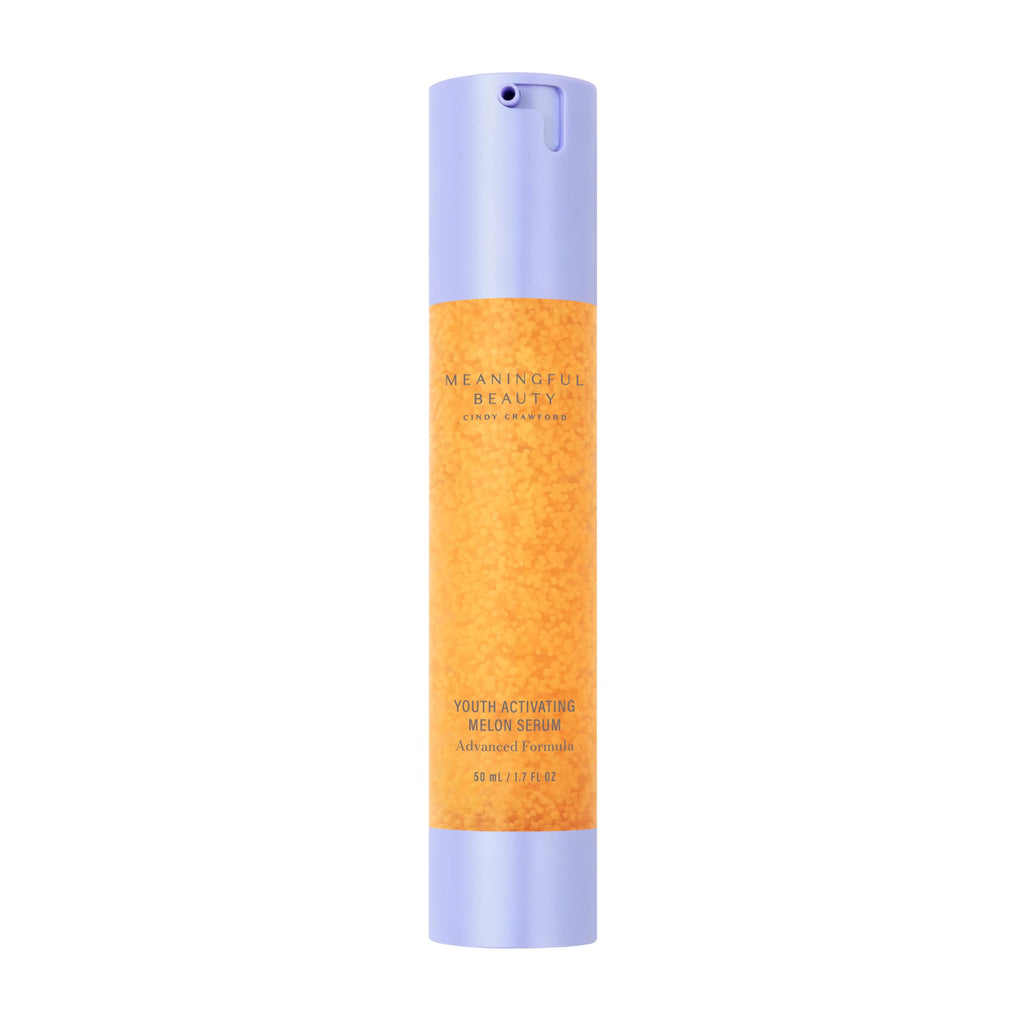 Meaningful Beauty Youth Activating Melon Serum, Lightweight, Hydrating, Anti Aging Face Serum with Melon Stem Cell Extract & Hyaluronic Acid, Skin Care for Mature Skin, Travel Size, 1.7 Fl Oz