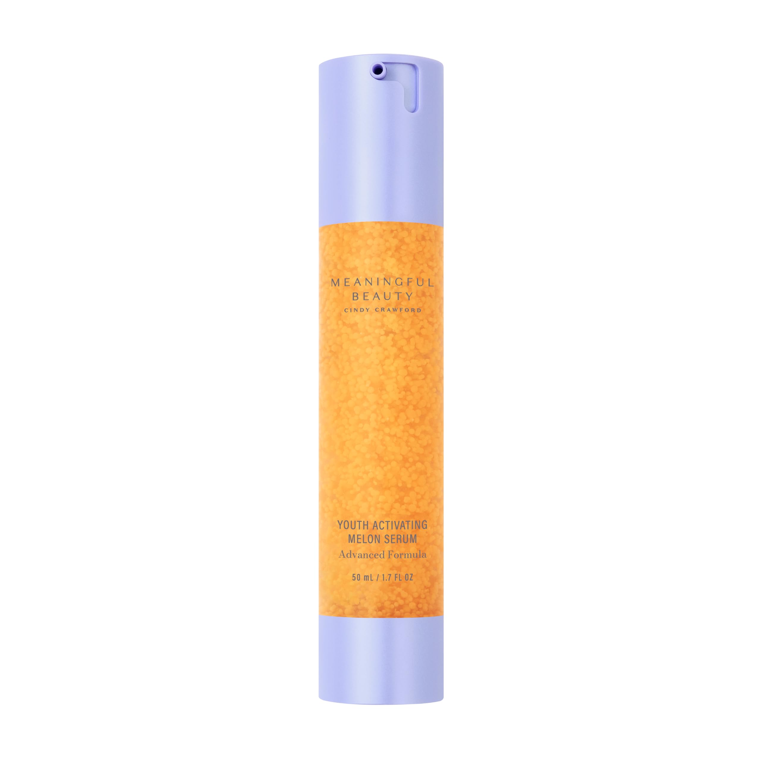 Meaningful Beauty Youth Activating Melon Serum, Lightweight, Hydrating, Anti Aging Face Serum with Melon Stem Cell Extract & Hyaluronic Acid, Skin Care for Mature Skin, Travel Size, 1.7 Fl Oz