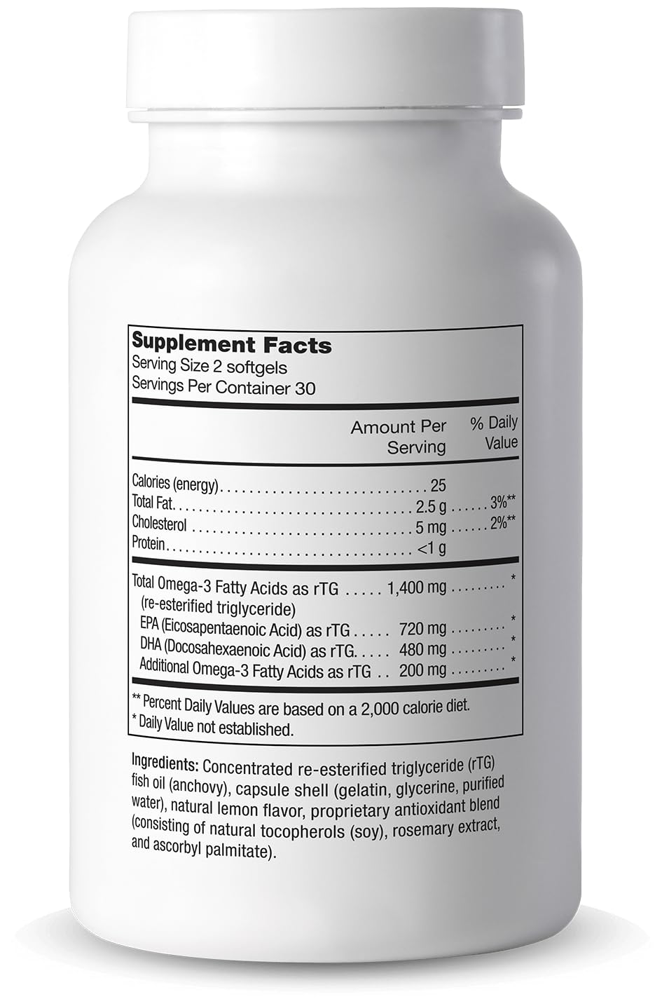 Cooper Complete - Advanced Omega 3 - Fish Oil Supplement, Concentrated EPA + DHA Omega-3 Fatty Acids 1400 mg - 60 Softgels per Bottle. Pack of 3