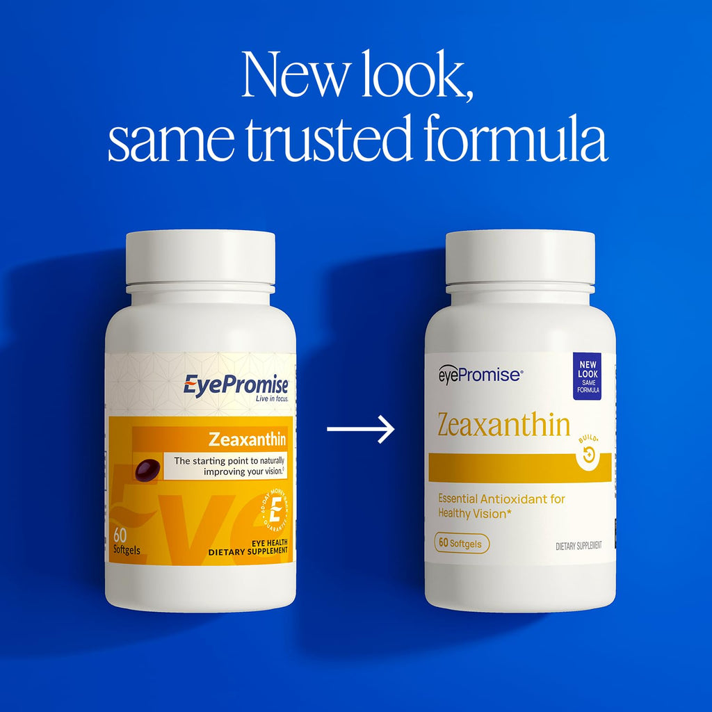 EyePromise Zeaxanthin Eye Health Supplements - 60 Softgels