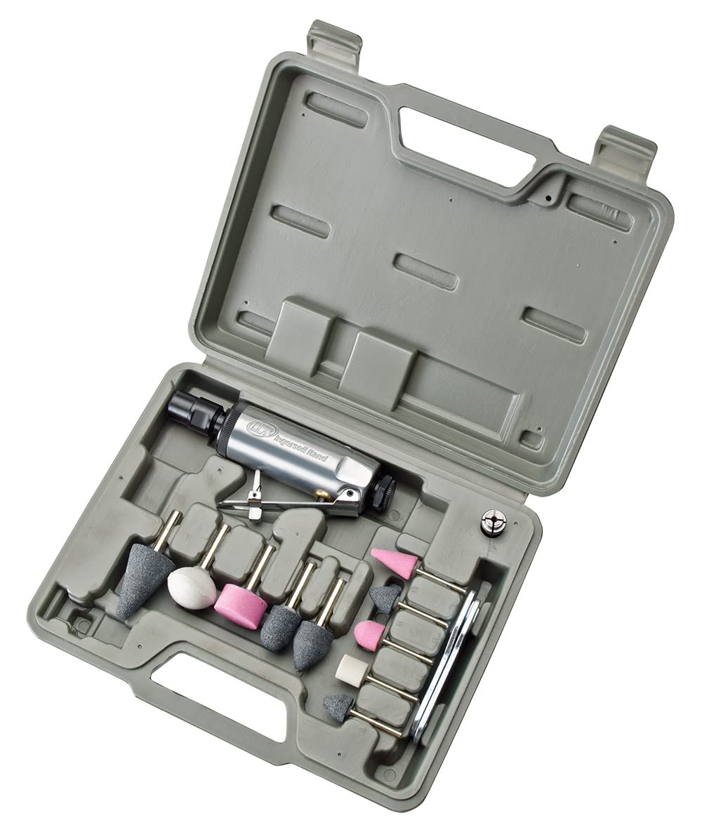 Ingersoll Rand 307BK Air Die Grinder Stone Kit, 28,000 RPM, 0.25 HP, 1/4" Collet, Front Exhaust