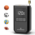 Ball Pump for Sports Balls, HYVOHEX Portable Electric Basketball Pump Ultra Fast Inflation, with Digital LED Display Air Pump for Balls, Preset Pressure with Ball Needle for Soccer, Volleyball