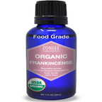 Organic, Frankincense Essential Oil, Food Grade, for Face – 100% Pure, Frankincense, Resin, Oil, Boswellia Serrata, Edible, by Zongle Therapeutics, 1 OZ