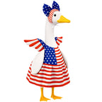 4th of July Porch Goose Outfits Patriotic Goose Costume for Outdoor Decor