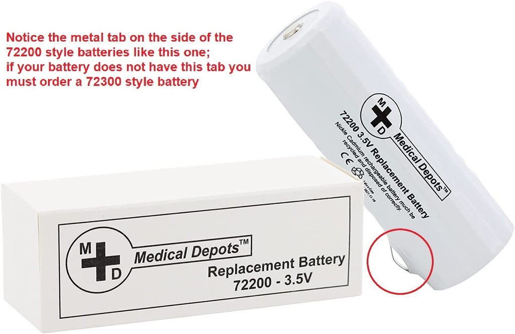 Medical Depots Replacement for Welch Allyn 72200 3.5V Rechargeable Battery