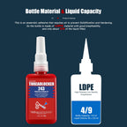 ESKONKE Thread Locker Blue 243 - Removable Threadlocker Metal Glue for Nuts, Bolts, Fasteners Medium Strength Screw Compound to Prevent Loosening & Corrosion 1.69 Oz/50 ml