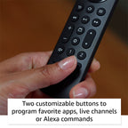 Amazon Fire TV Alexa Voice Remote Pro (newest model) with remote finder, TV controls, and backlit buttons