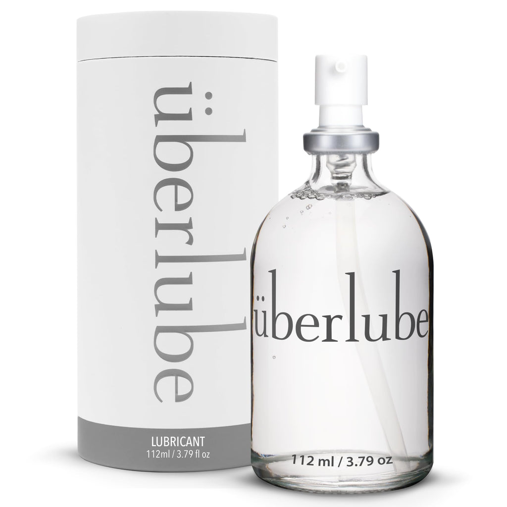Überlube Luxury Lubricant | Latex-Safe Natural Silicone Lube with Vitamin E | Unscented, Flavorless, Zero Residue, Works Underwater - 112ml