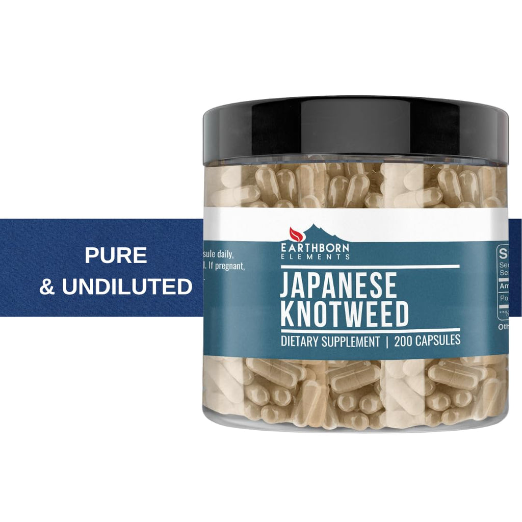 Earthborn Elements Japanese Knotweed Extract 200 Capsules