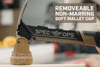 Spec Ops Tools Framing Hammer for Carpentry & Demolition, Magnetic Nail Holder, Rip Claw, Soft Mallet Cap, Milled Face with Mallet Cap 28 Oz