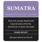 Copper Moon Whole Bean Coffee, Dark Roast, Sumatra, 2 lb