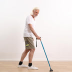 REHAND Walking Cane for Men & Women - Foldable, Adjustable, Lightweight, Self Standing Pivot Walking Cane, Soft Handle Grip, with Travel Bag, Walking Sticks for Seniors & Adults