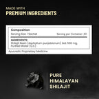 ANECDOTE Himalayan Shilajit Resin Cards 500mg | Boosts Stamina | Increases Productivity | 75% Fulvic Acid, 85+ Trace Minerals | No Added Sugar | Pack of 60
