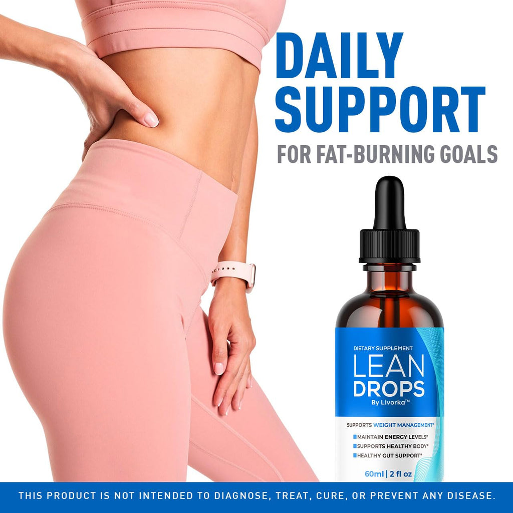 (3 Pack) Lean Drops – LeanDrops Liquid Formula, Original Lean Drops Supplement All Natural Premium Advanced Formula, Leandrops Support for Overall Wellness and Support Health, 3 Bottles for 3 Months