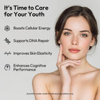 BIGVITA Youth+ | NAD+, Spermidine, and Ergothioneine Shots for Anti-Aging, Energy, Skin & Hair Health, Cognitive Support | Ready-to-Drink Supplement | Beauty from Within | Vegan, Made in USA