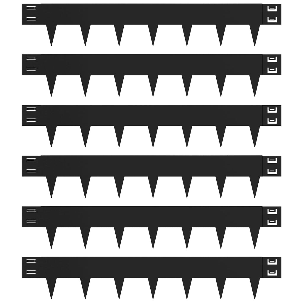 Gardenaire Metal Landscape Edging 6 Pack,40'' L x 6'' H