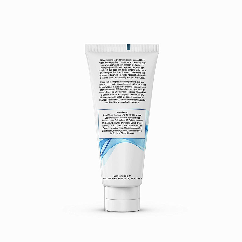 Microdermabrasion Keratosis Pilaris & Acne Exfoliating Deep Cleansing Face & Body Scrub, KP Bump Eraser, Back & Butt Acne Exfoliant, Wash Cleanser - Rough, Bumpy & Dry Skin Gets Rid Of Redness