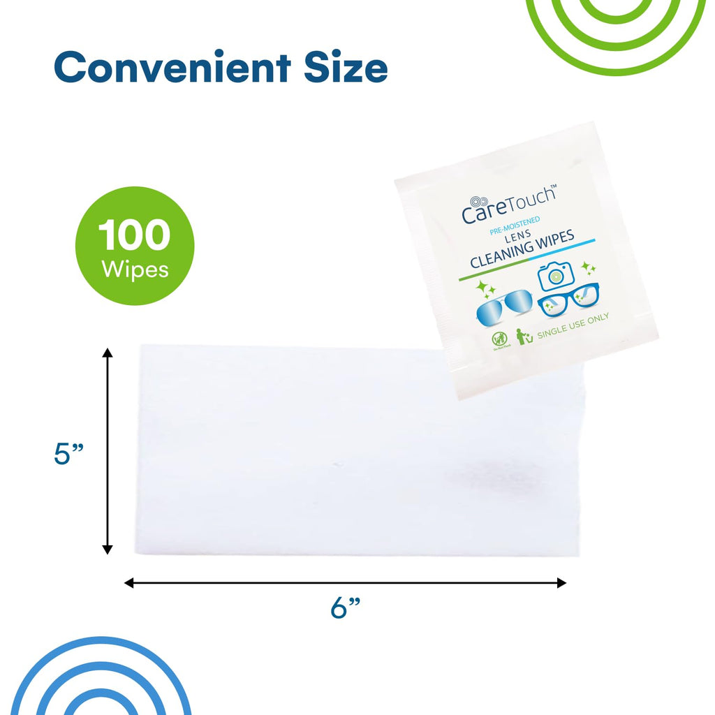 Care Touch Lens Cleaning Wipes with Microfiber Cloths (1 Count)
