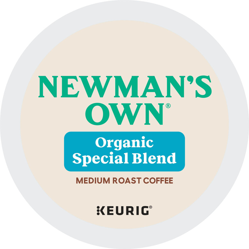 Newman's Own Organics Special Blend, Single-Serve Keurig K-Cup Pods, Medium Roast Coffee Pods, 48 Count