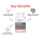 ARG ButyrEn Colon Lining Nutrition - Supports Gut and Colon Health - Digestive Support - Delivers 200 mg - Vegetarian & Hypoallergenic - 100 Servings - 100 Delayed-Release Capsules