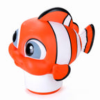 MKLZ Chlorine Floater, Floating Pool Chlorine Dispenser, Fits 1 and 3 Inch Tablets & Bromine Holder for Large/Small Pools, Hot Tub, Spa - Clown Fish