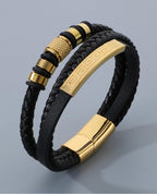 Kim Carrey Italian Handmade Leather Bracelets for Men