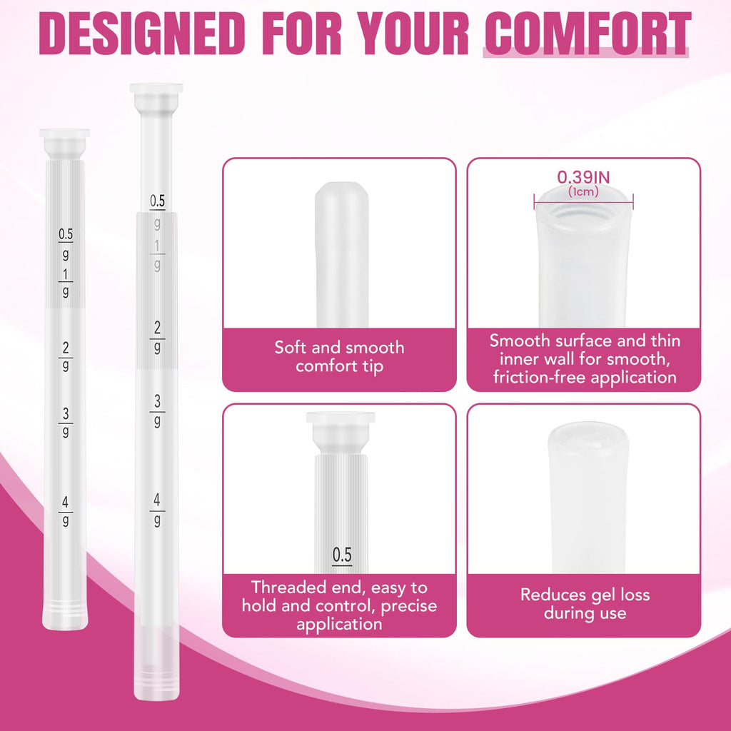 TENKAIWICK Vaginal Suppository Applicator 30Pk, Individually Wrapped, Soft Tip
