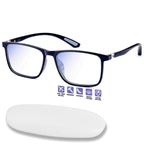 Distance Nearsighted Glasses For Men,Women Near Sighted Vision Driving Farsighted Eyeglasses,Mens Nearsight Myopia See Far Sight Computer Eye Glass,Cheaters Anti Blue Light Blocking TR90 Frame -0.75