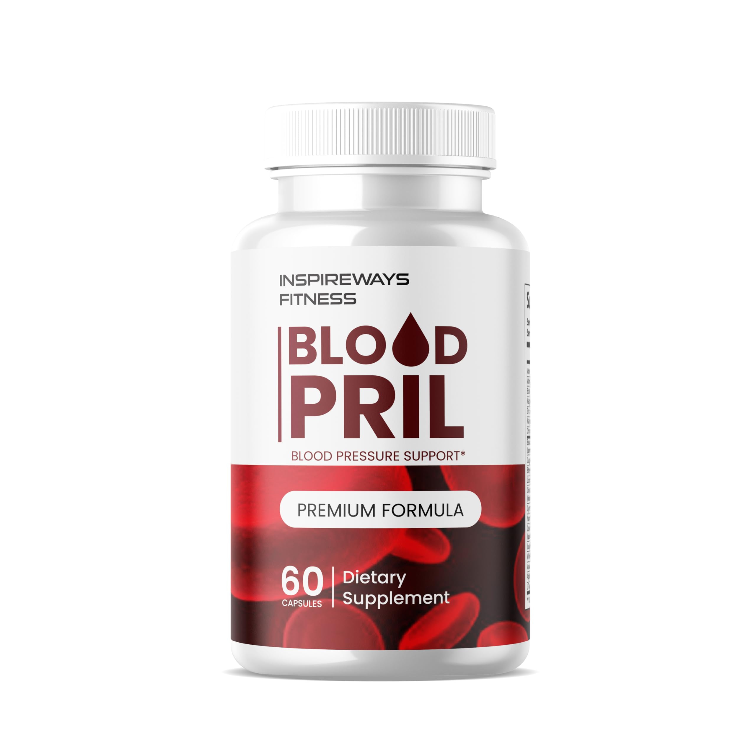 Fitness InspireWays Blood Pril Capsules, Official Blood PRIL Support Supplement Pills - All Natural Healthy Formula (60 Capsule)
