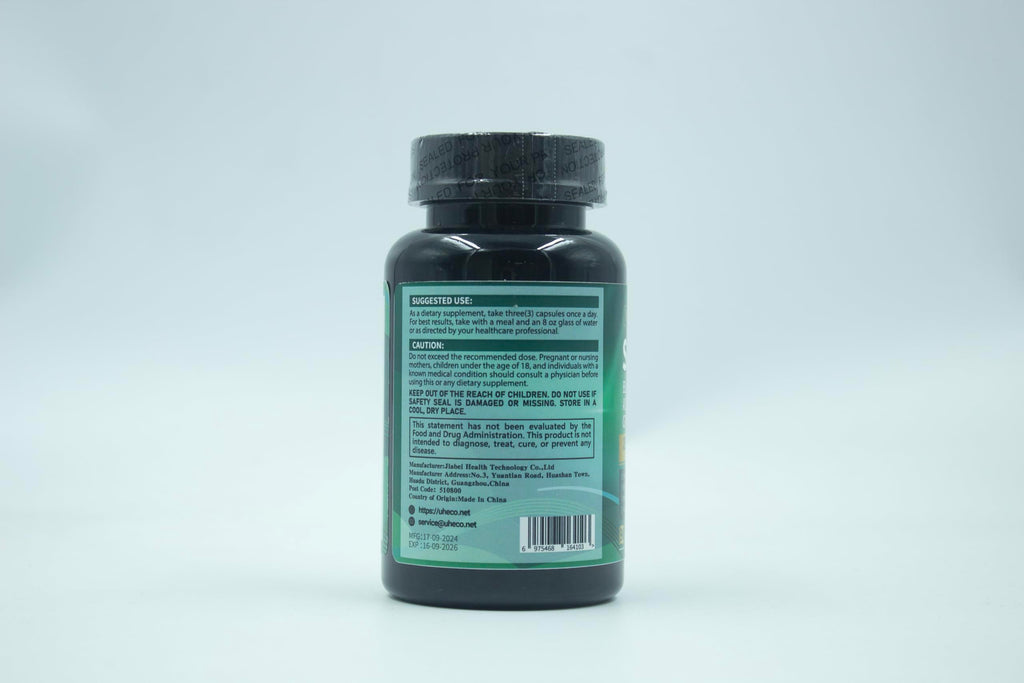 Superfood Advanced Irish Sea Moss Capsules - Sea Moss 21 in 1 Supplement Whit Black Seed, Ashwagandha, Turmeric, Bladderwrack, Burdock - 90 Count