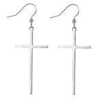 Jeka Cross Earrings for Women, Drop Earrings Christmas Christian Gifts