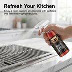 Mucpad Kitchen Heavy Oil Cleaner Spray,Clean Spray Cleaner for Ovens,Countertops,Stovetop,100Ml All Purpose Kitchens Heavy Oil Cleaning Agent (1PC)