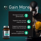 AKARALI Pure Tongkat Ali Longjack 200:1 Highly Concentrated 1.5% Eurycomanone US Patented Physta® Freeze-Dried Extraction Technology Supports Strength, Energy and Performance (30 Count)