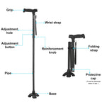 MOODIC Tall Men's Walking Cane 42.52 in. Extra Long Walking Canes Easy to Travel is Suit for Big People Over 5 Feet 9 Inches (Black)